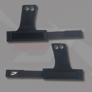 2-Hole Leather Lifting Grips By ESSENTIAL FIT - Image 3